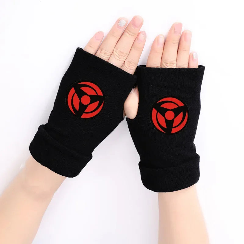 Naruto Anime Cosplay Black Gloves