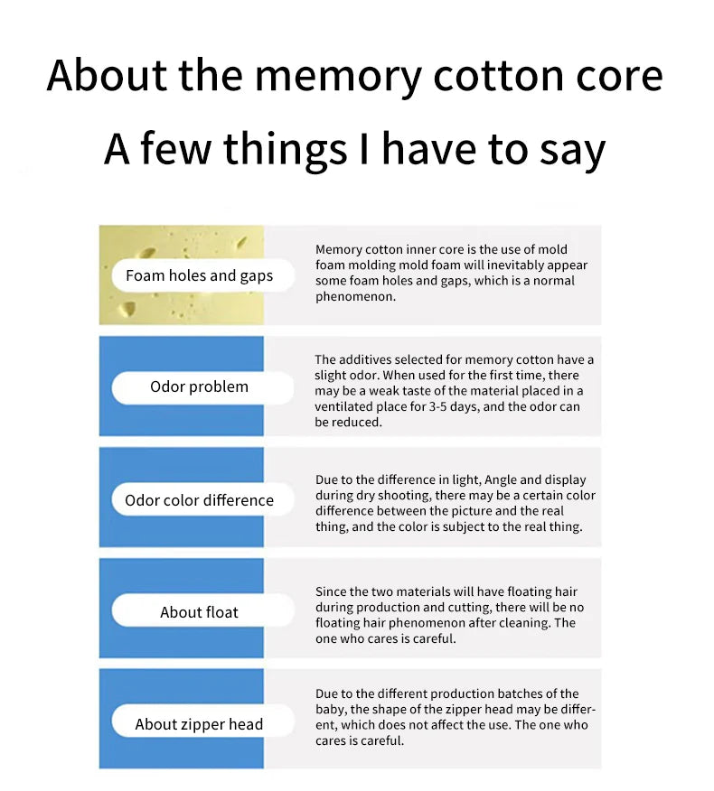 Memory Foam Cotton Cushion