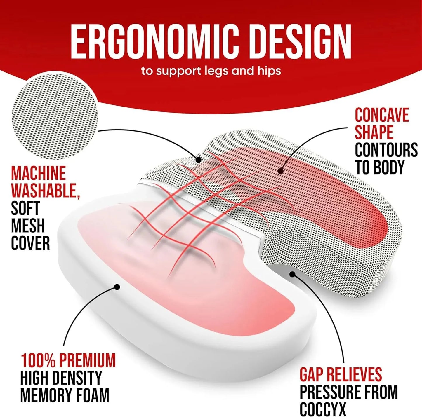 Memory Foam Cotton Cushion