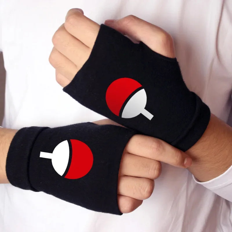 Naruto Anime Cosplay Black Gloves