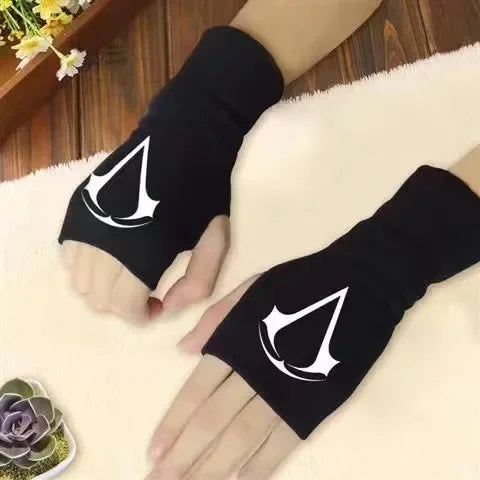 Naruto Anime Cosplay Black Gloves