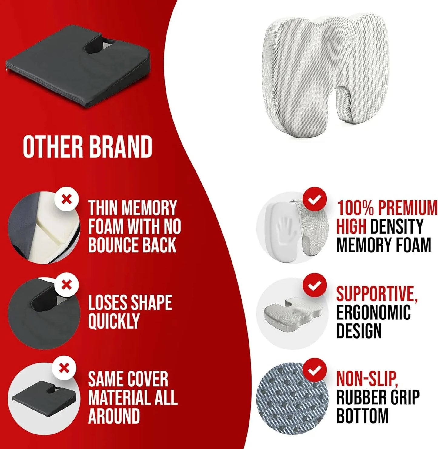 Memory Foam Cotton Cushion