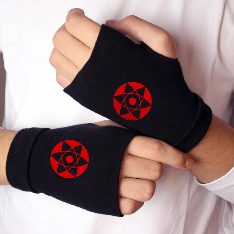 Naruto Anime Cosplay Black Gloves