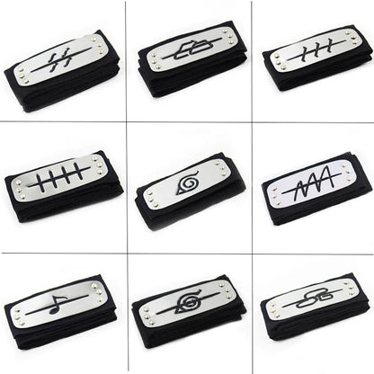 Naruto Shippuden Anime Cosplay Forehead Headband