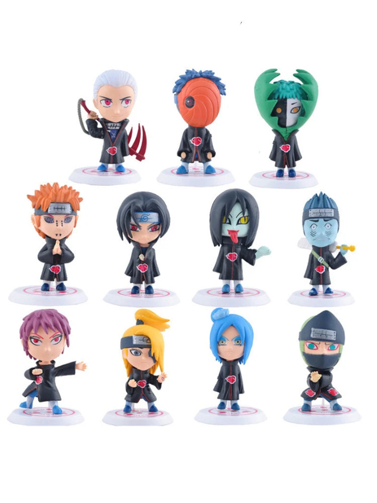 Naruto Akatsuki Mini Figure 11 Pcs/Set